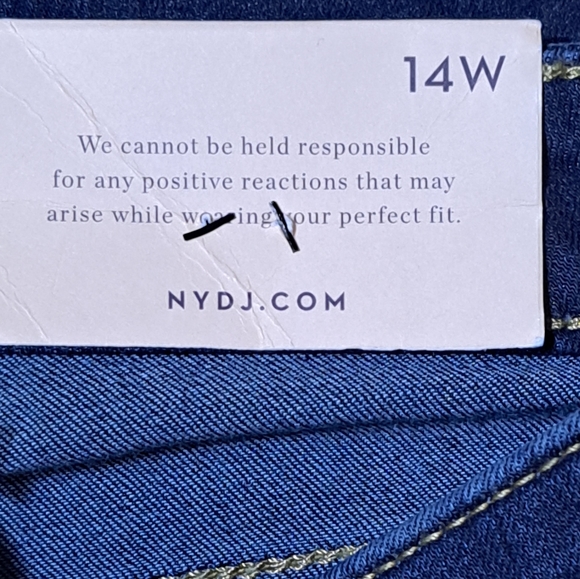 NYDJ Ami Skinny Cool Embrace -Junipero Jeans Size 14W NWT - Picture 6 of 15